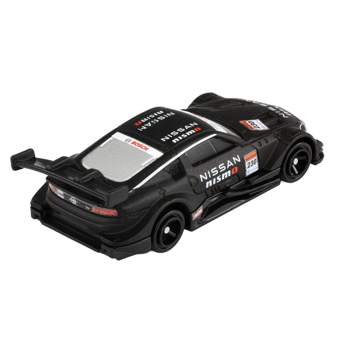 Tomica No. 13 Nissan Fairlady Z Nismo GT500 Die-Cast Model Car – 188704 Rear View lpr