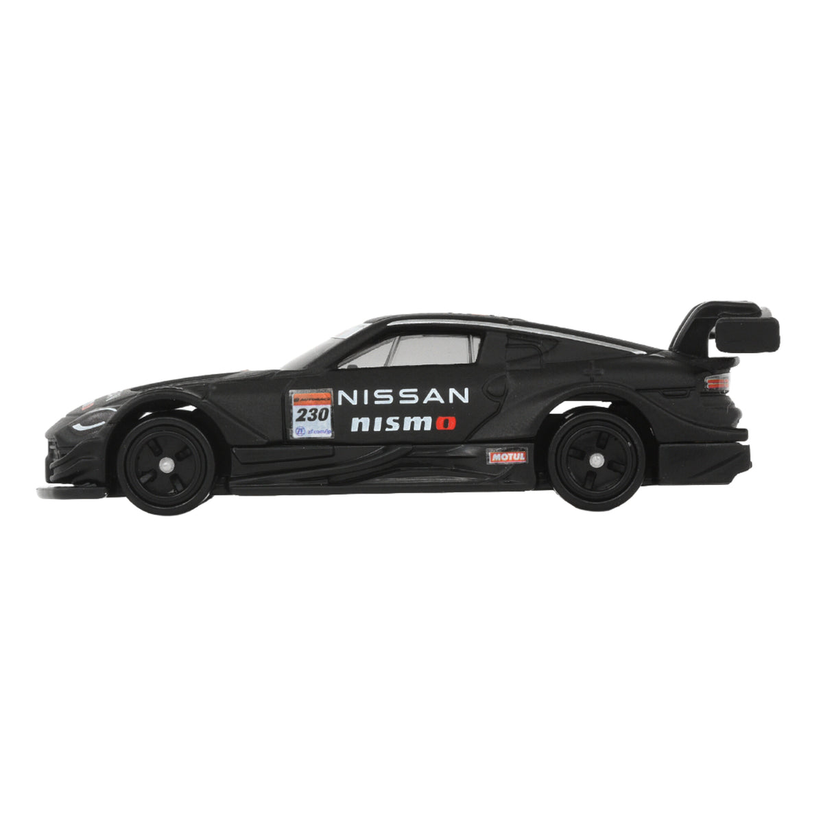 Tomica No. 13 Nissan Fairlady Z Nismo GT500 Die-Cast Model Car – 188704 Side View lpr