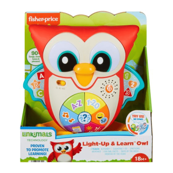 Fisher Price: Light-Up & Learn Owl 194735090624