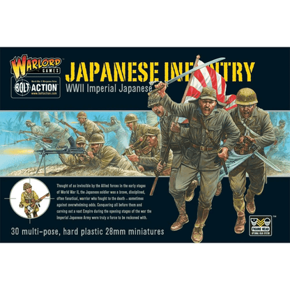 Bolt Action Imperial Japanese Infantry 30-Miniature Plastic Boxed Set