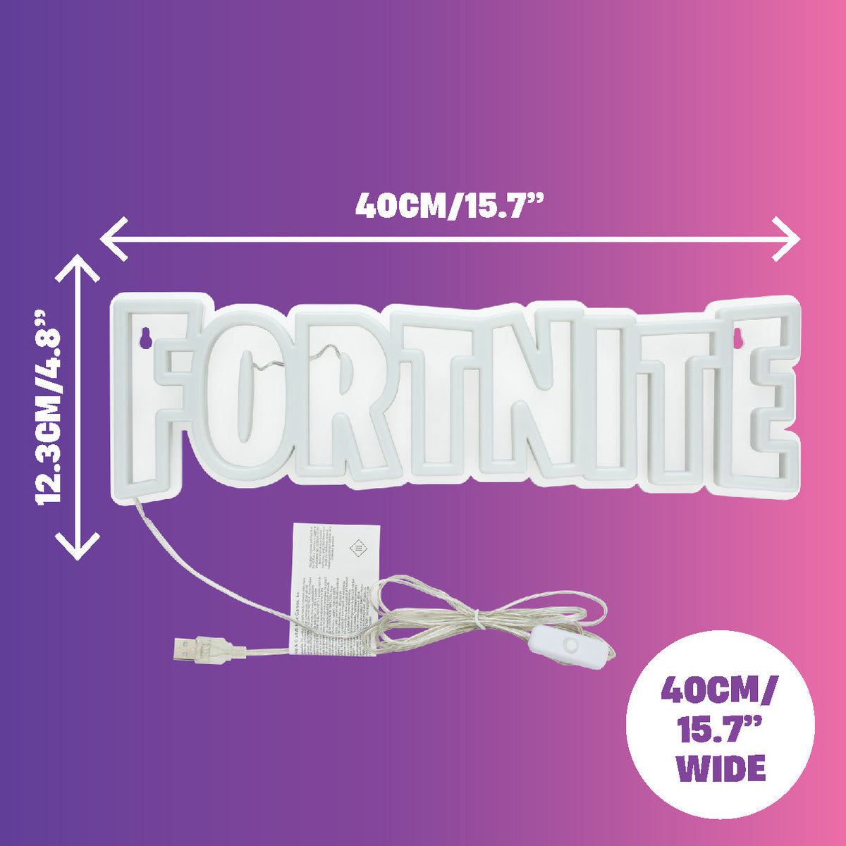 Paladone Fortnite LED Neon Wall Light