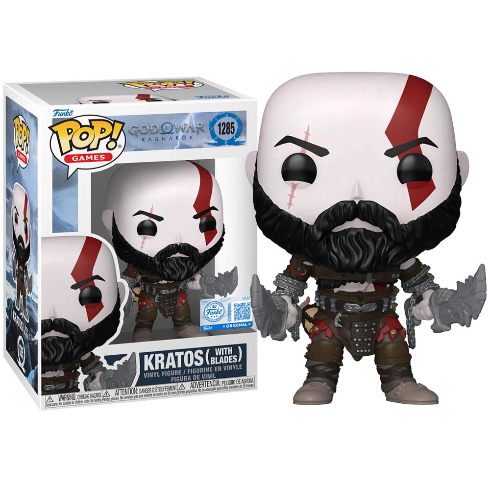Funko Pop! Vinyl God of War Kratos with Blades #1285 Vinyl Figure #1285