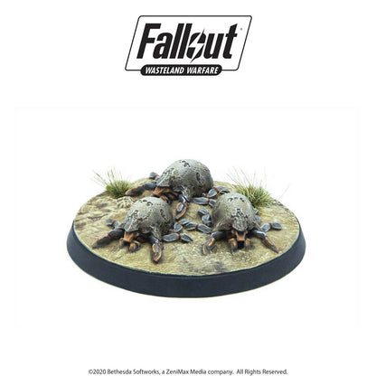 Fallout: Wasteland Warfare – Mirelurk Hatchlings + Eggs Miniatures Set