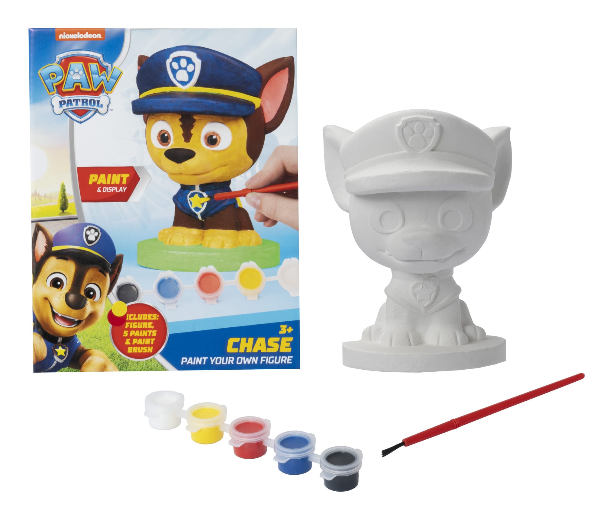 HTI Paw Patrol Paint Your Own Chase Figure Craft Kit