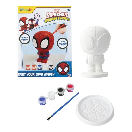 HTI Marvel Spidey and His Amazing Friends Paint Your Own Spidey Craft Kit