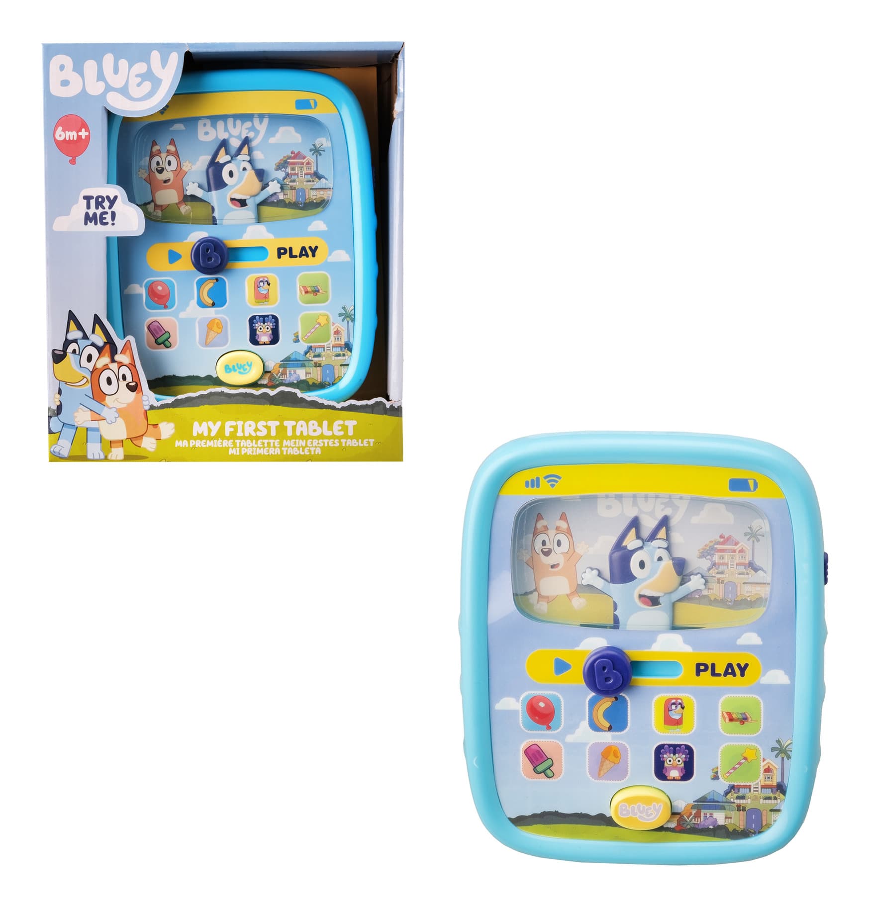 HTI Bluey My First Tablet Interactive Learning Toy