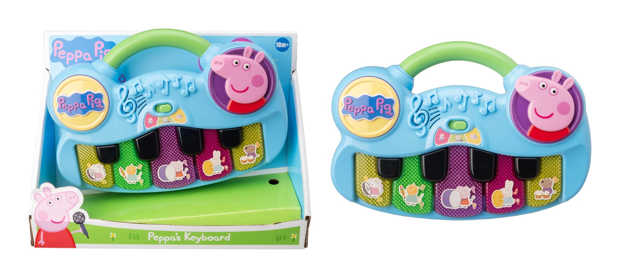HTI Peppa Pig & Friends Light-Up Keyboard