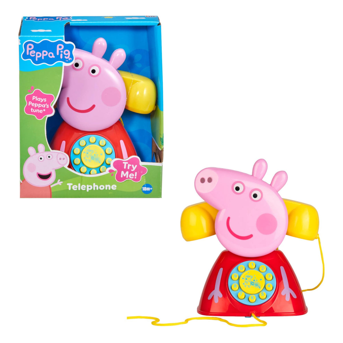 Peppa Pig Pull-Along Telephone with Character Sounds
