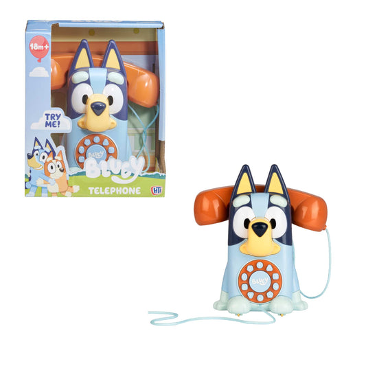 Bluey Interactive Pull-Along Telephone Toy by HTI