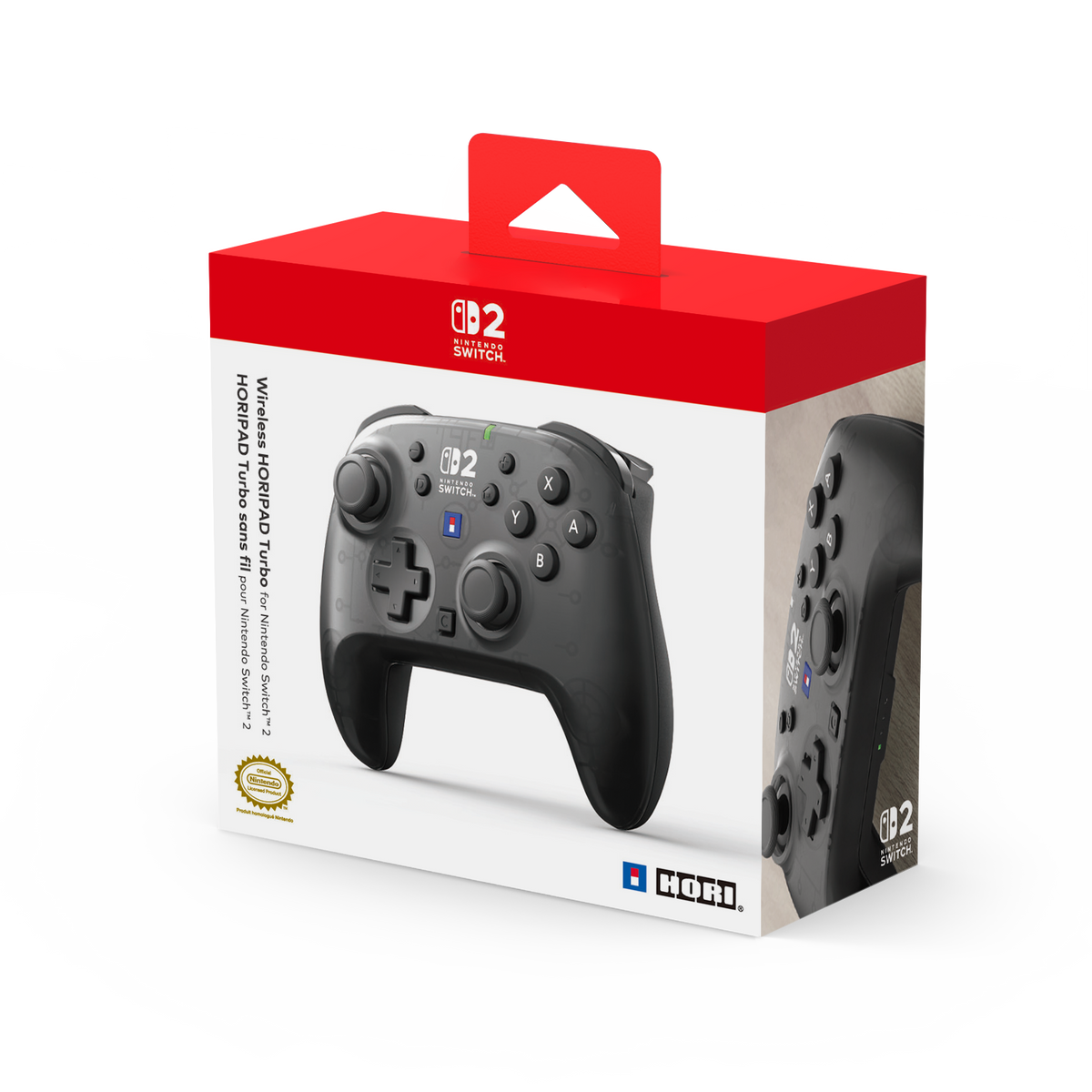 HORI Wireless HORIPAD Turbo Controller for Nintendo Switch 2 - Black