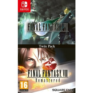 Final Fantasy VII & Final Fantasy VIII Remastered Twin Pack for Nintendo Switch (Disc)