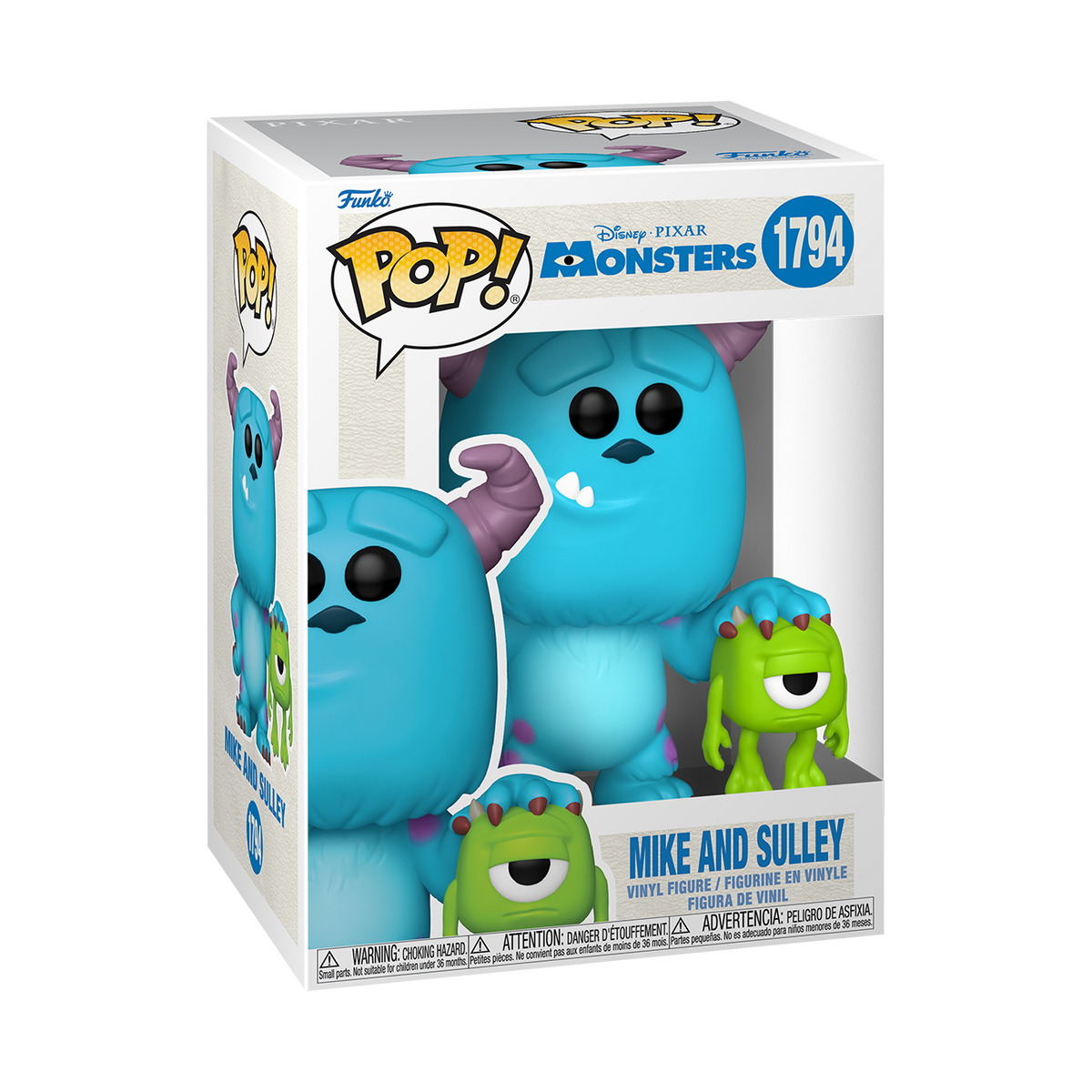 Funko Pop! Vinyl Disney Pixar Monsters, Inc. Mike & Sulley #1794 Vinyl Figure #1794