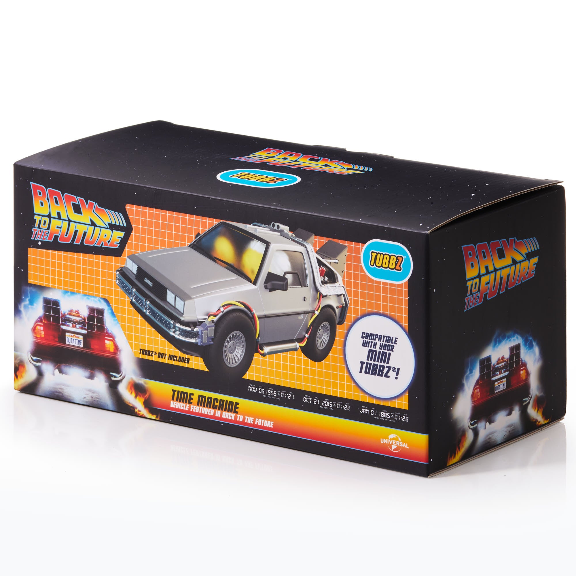 TUBBZ Back to the Future DeLorean Time Machine Vehicle Special Edition