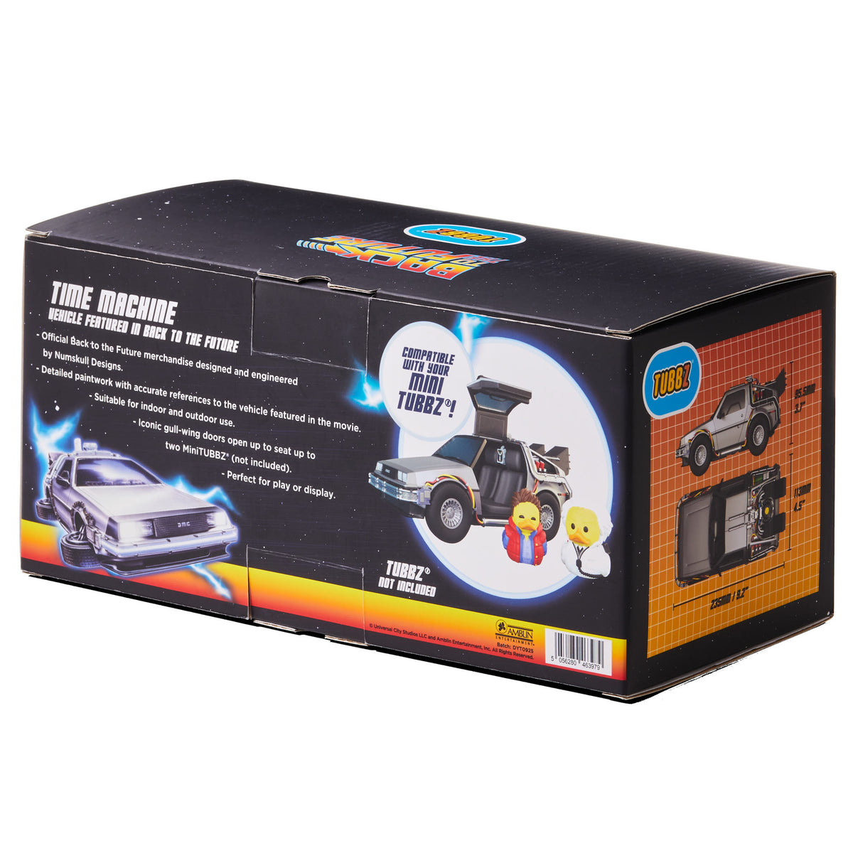 TUBBZ Back to the Future DeLorean Time Machine Vehicle Special Edition