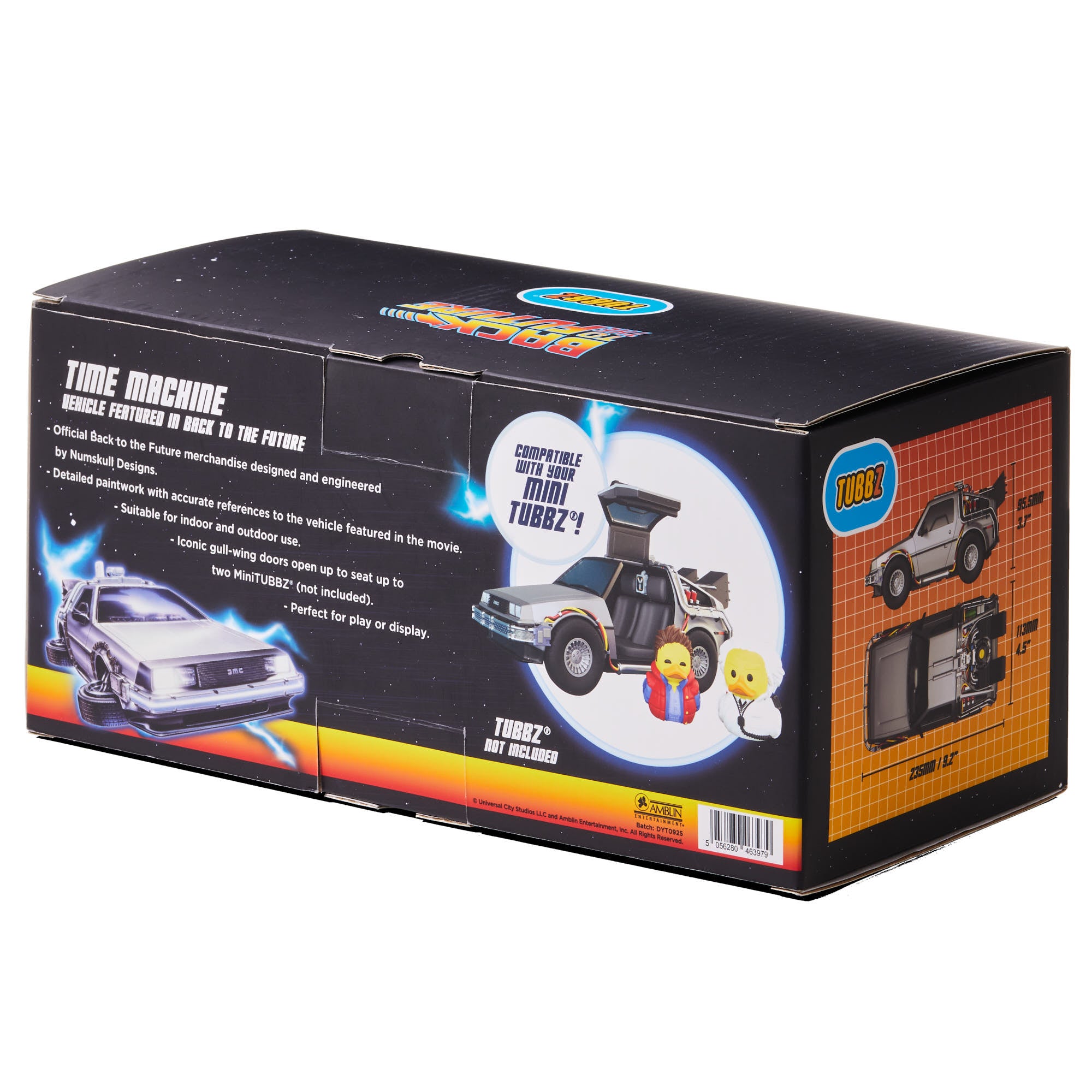 TUBBZ Back to the Future DeLorean Time Machine Vehicle Special Edition