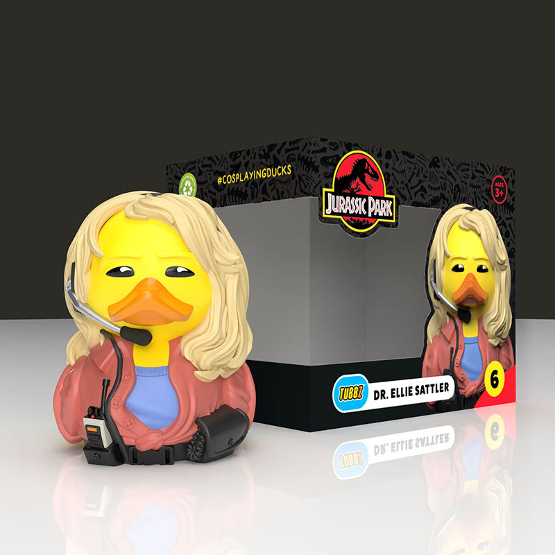 TUBBZ Jurassic Park Dr Ellie Sattler Boxed Cosplaying Duck Collectible