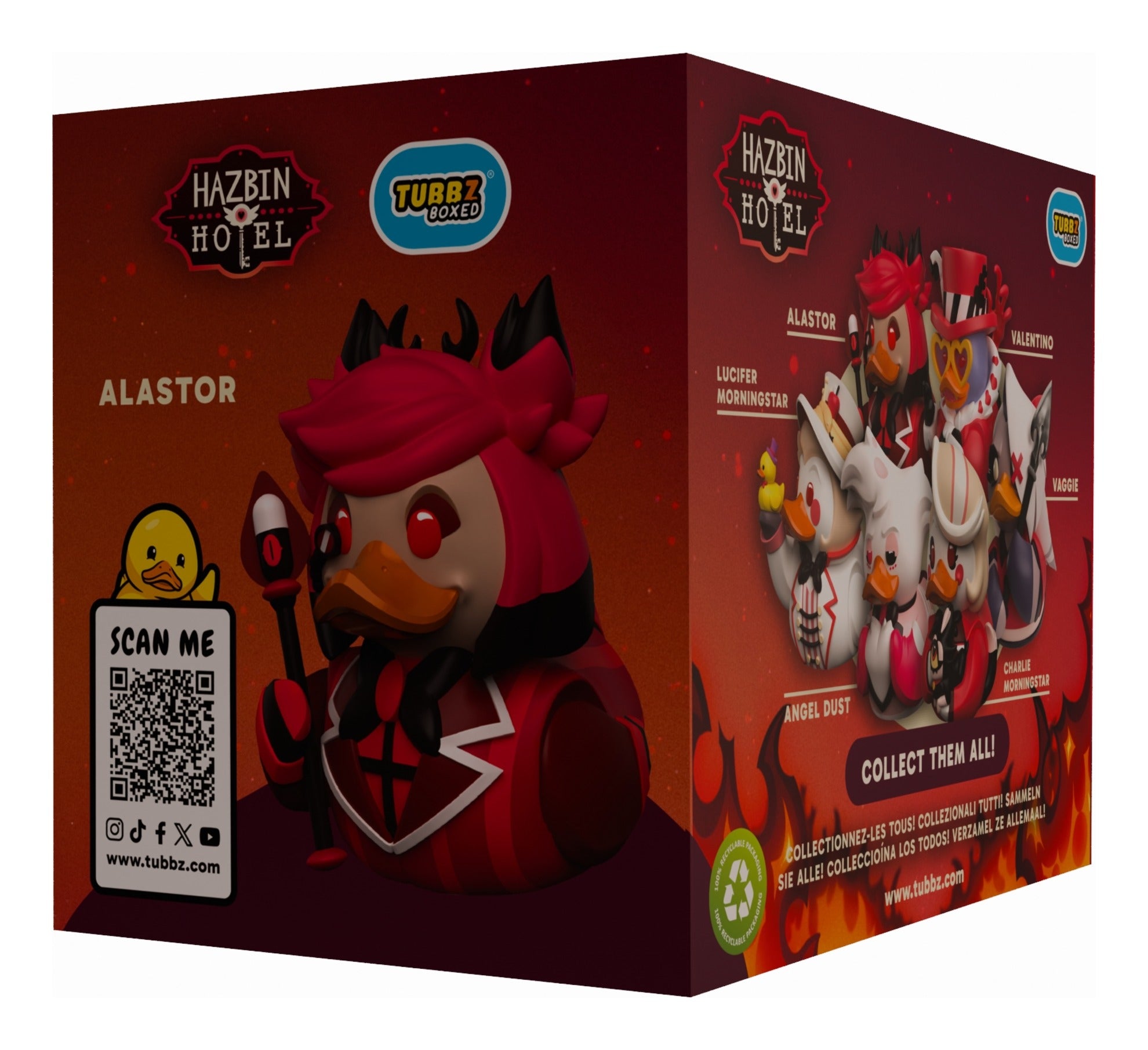Hazbin Hotel Alastor TUBBZ Boxed Edition Collectible Duck