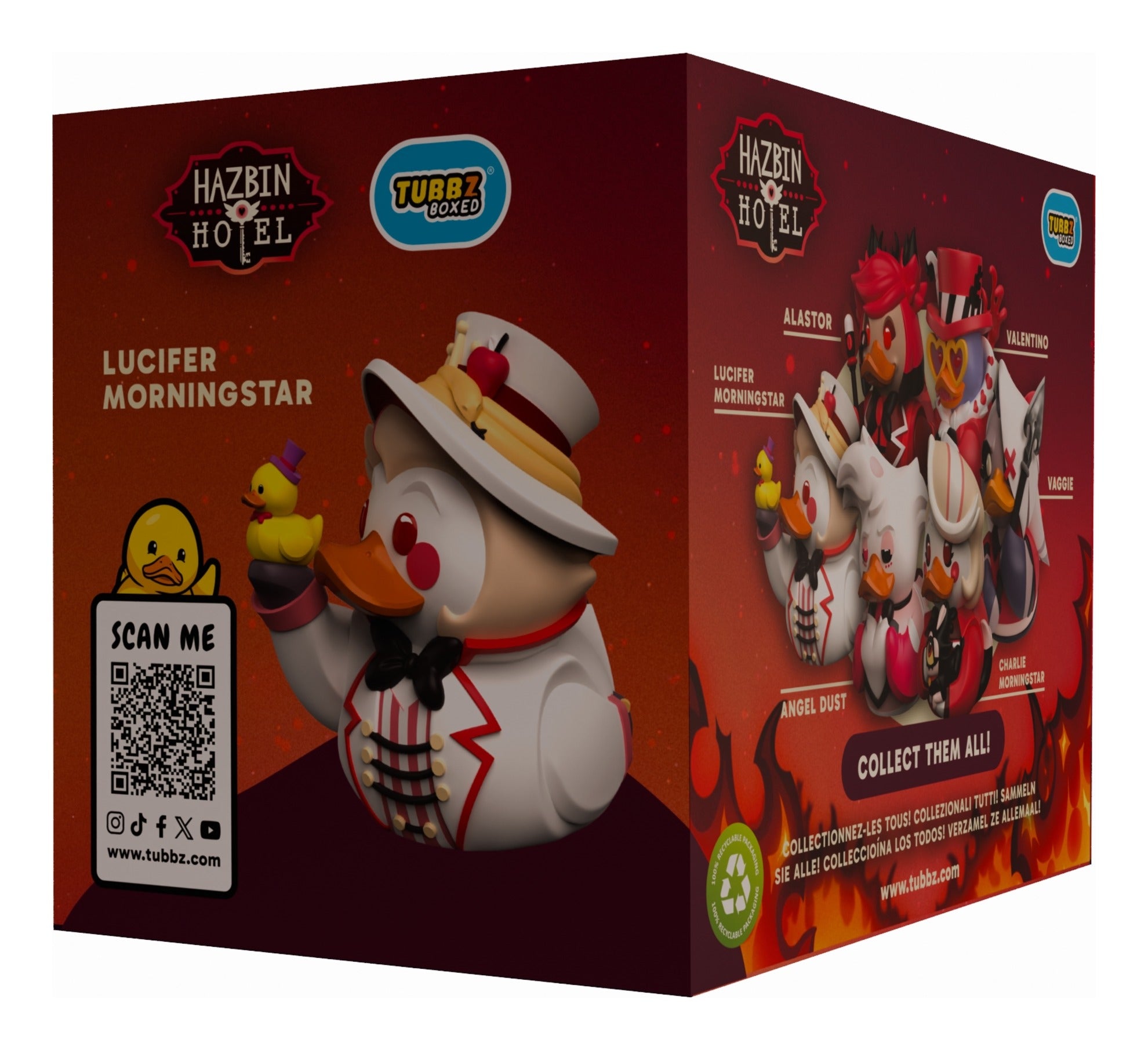 Hazbin Hotel Lucifer Morningstar TUBBZ Boxed Collectible