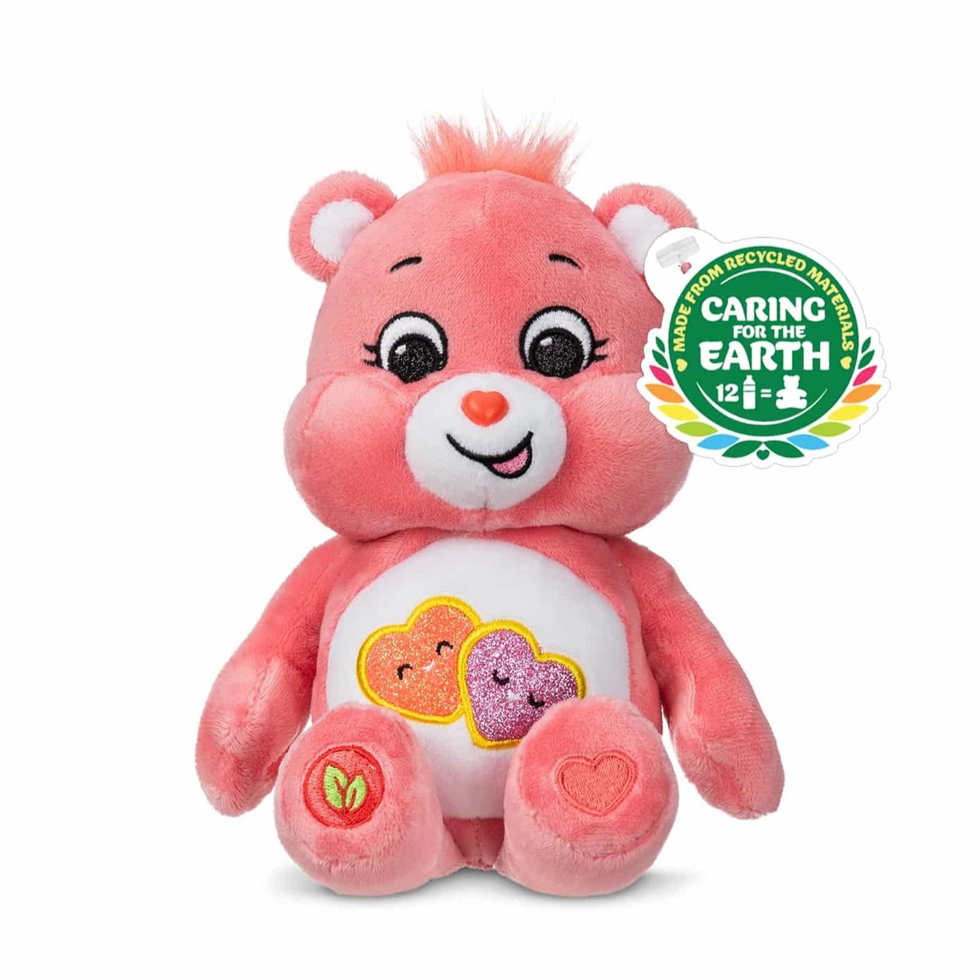 Care Bear 9 Inch Funsize Sparkle Love-A-Lot Bear