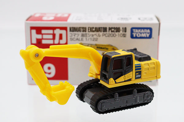 Tomica No. 9 Komatsu Excavator PC200-10