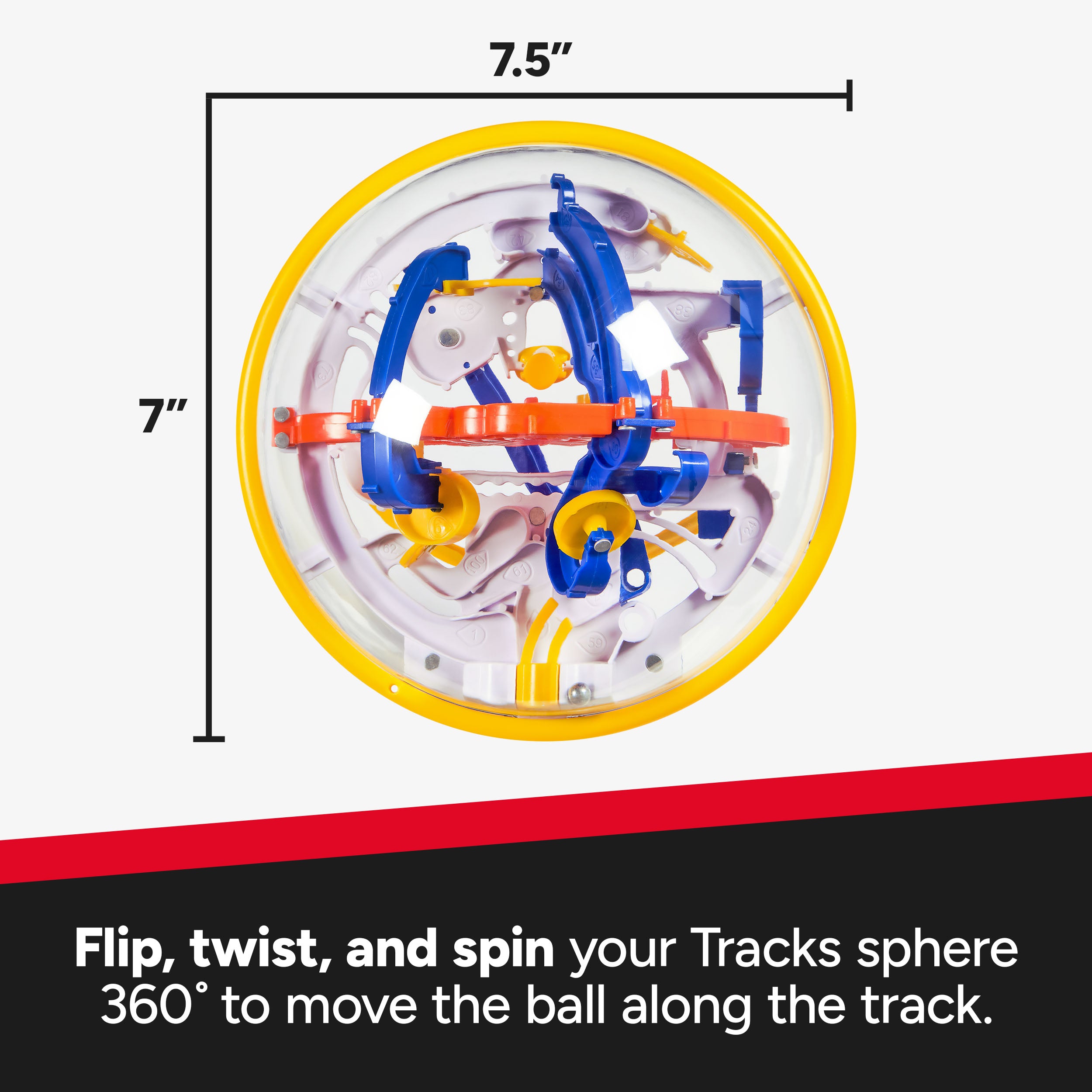 Rubik's Tracks 100 3D Gravity Maze Puzzle