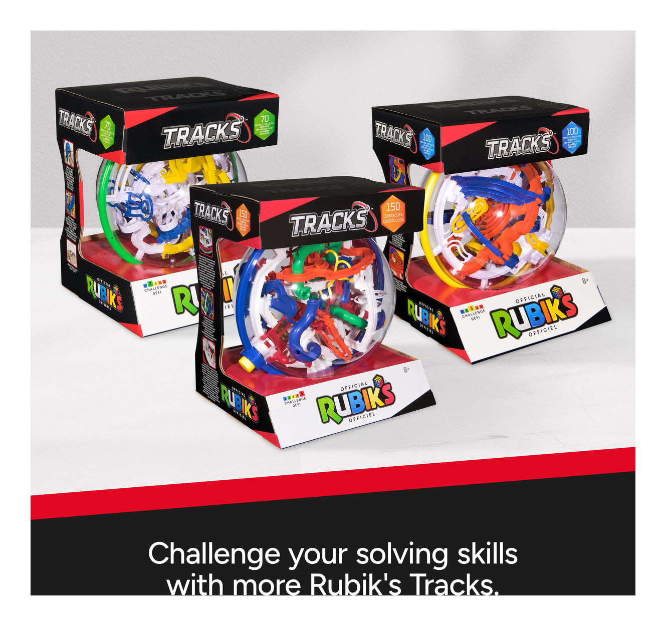 Rubik's Tracks 100 3D Gravity Maze Puzzle