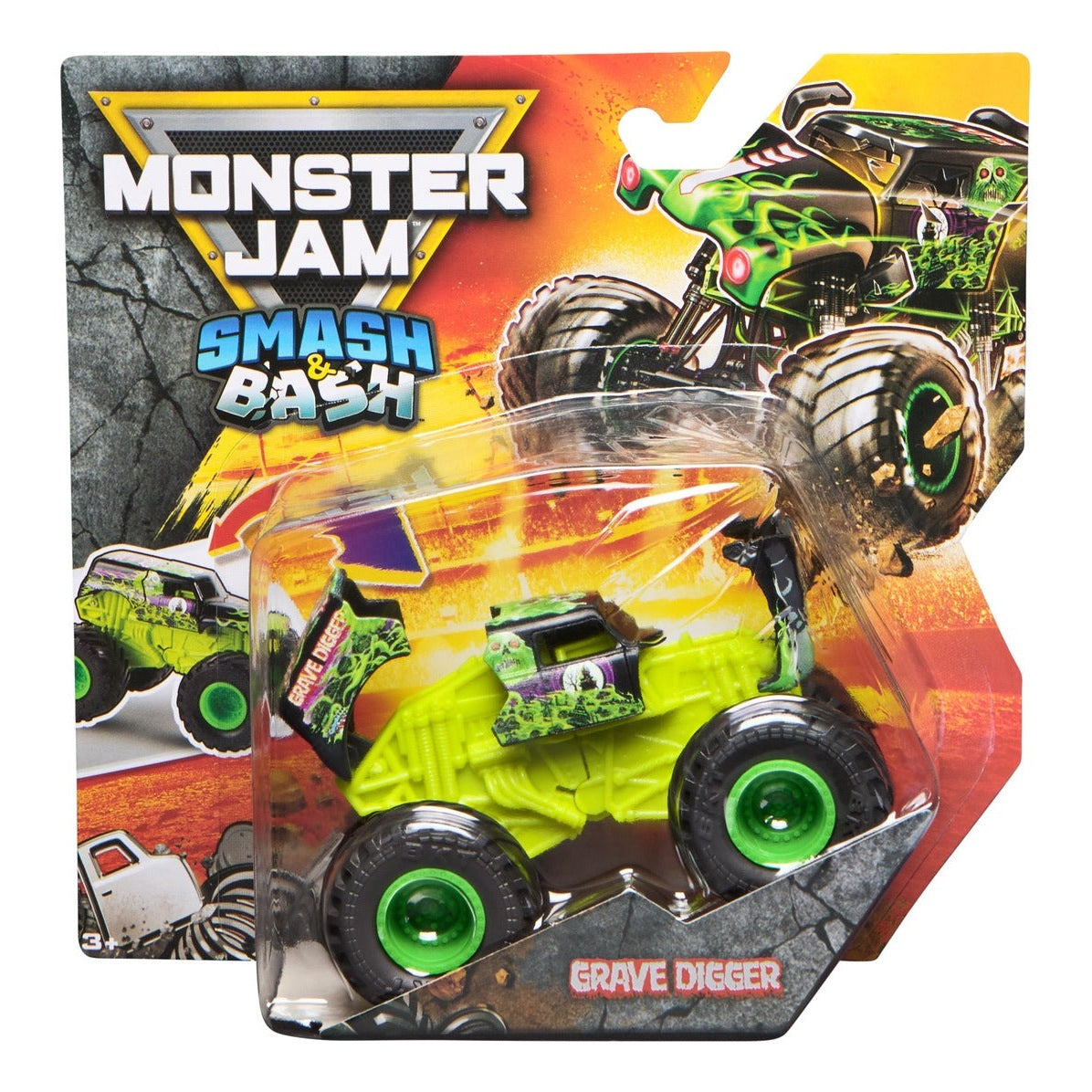 Monster Jam Smash & Bash 1:64 Die-Cast Monster Truck