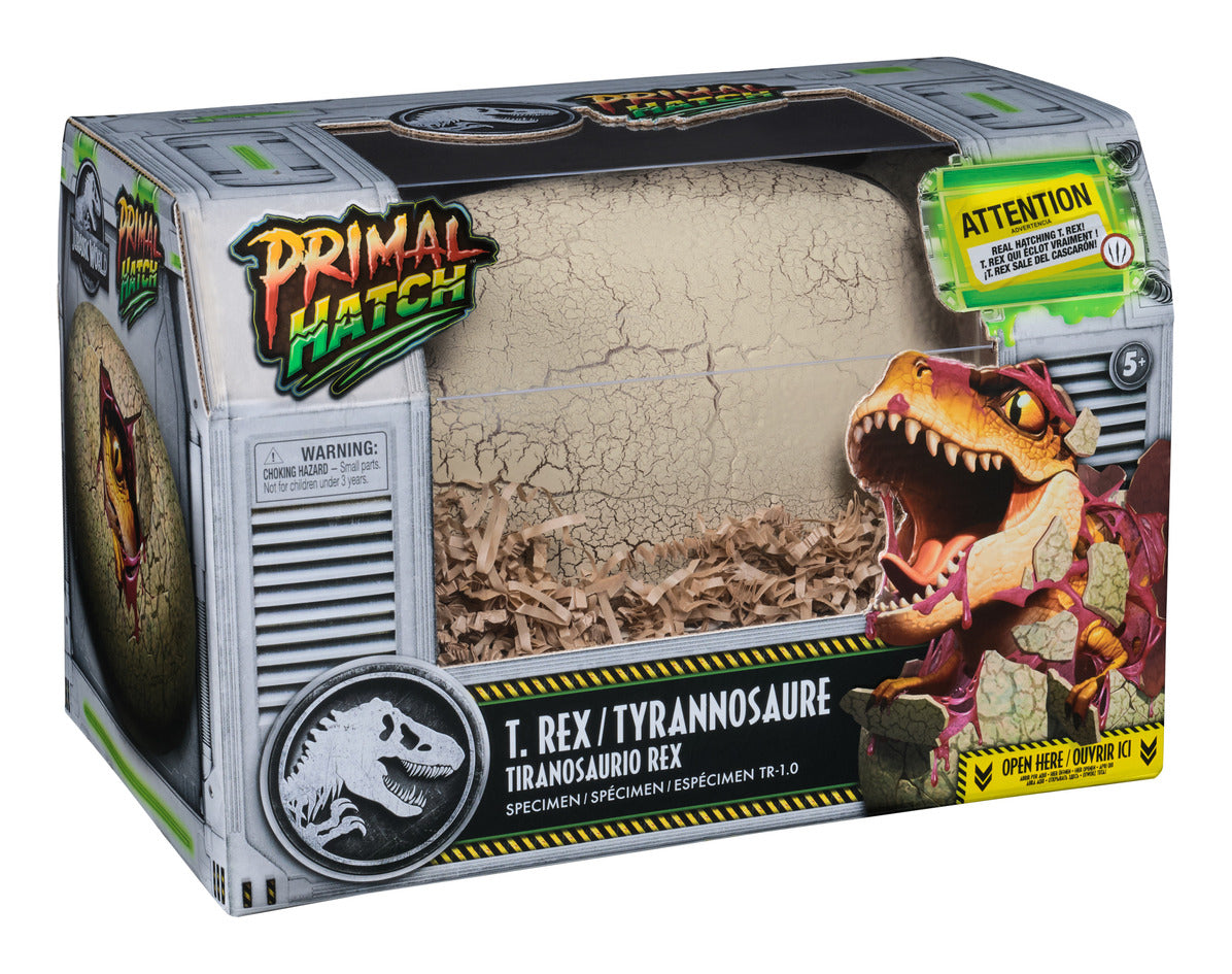 Jurassic World Primal Hatch Interactive Hatching T-Rex Dinosaur Egg
