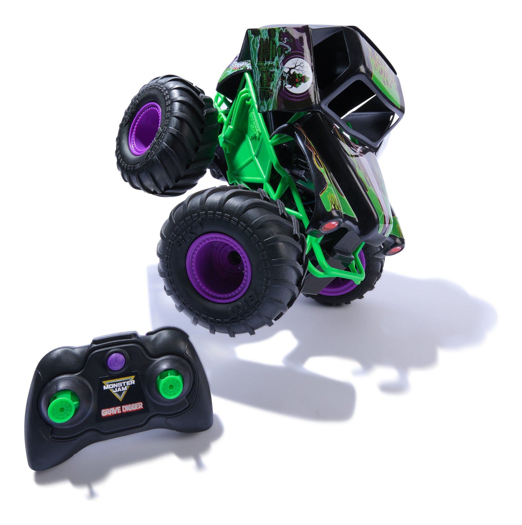 Monster Jam Smash & Bash Grave Digger 1:15 Remote Control Monster Truck