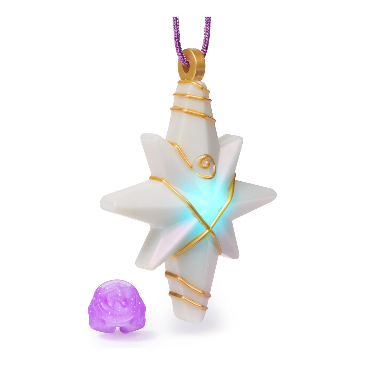 Unicorn Academy Sophia Light-Up Necklace and Glitter Ring Set
