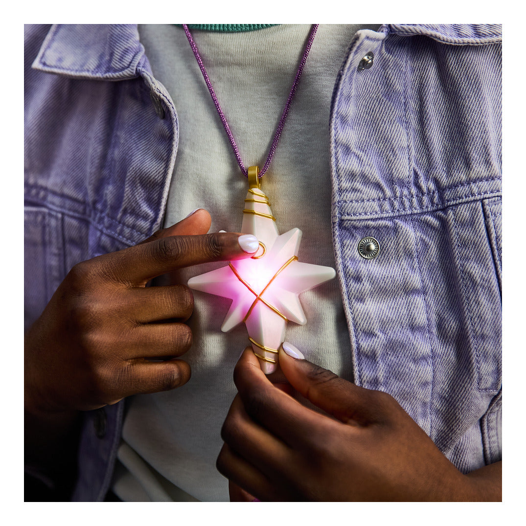 Unicorn Academy Sophia Light-Up Necklace and Glitter Ring Set