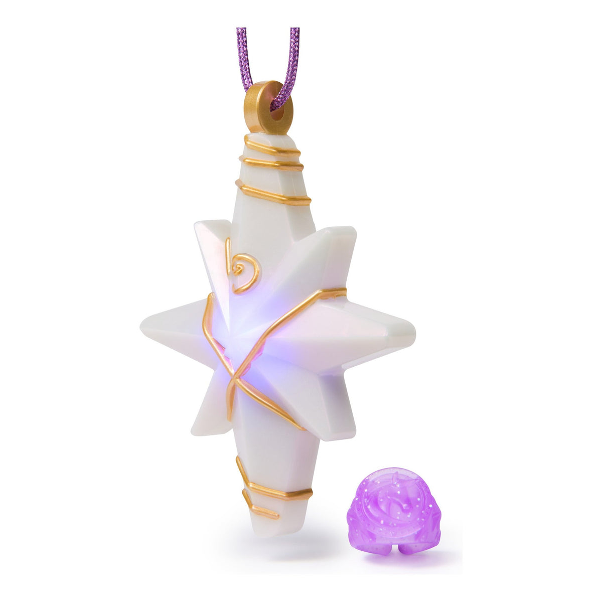 Unicorn Academy Sophia Light-Up Necklace and Glitter Ring Set