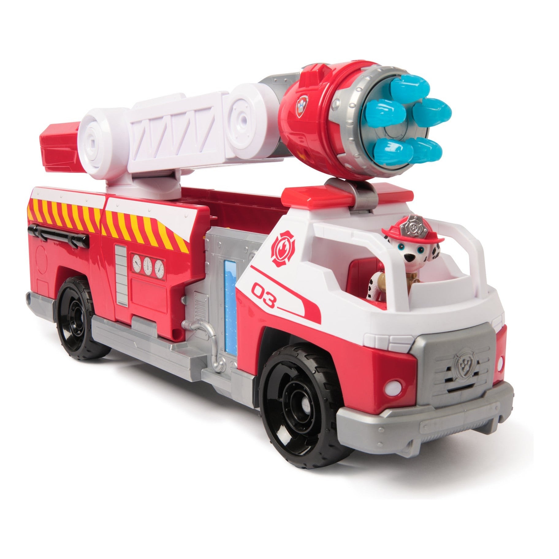 PAW Patrol Fire Rescue Deluxe Rapid Reload Fire Truck with Marshall
