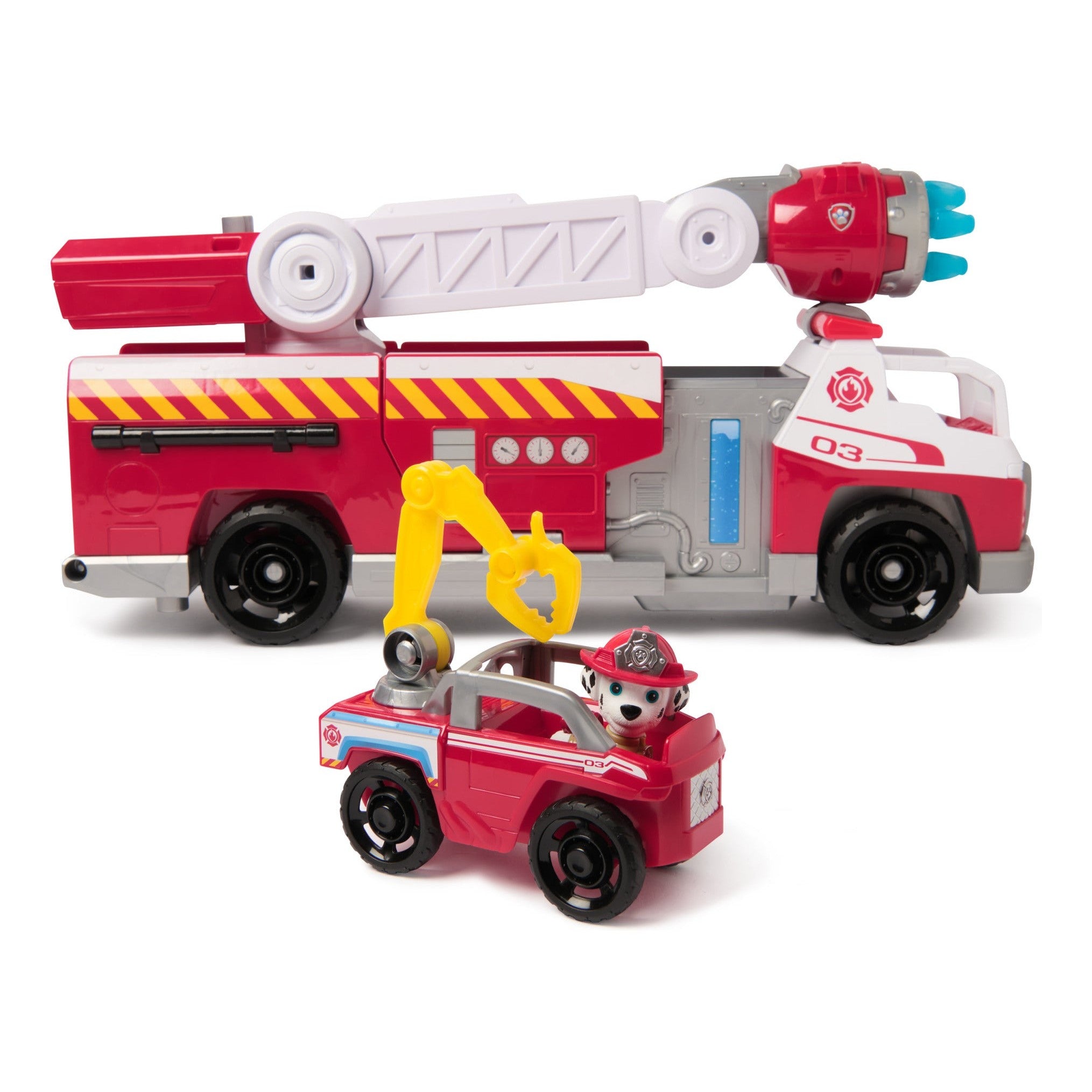 PAW Patrol Fire Rescue Deluxe Rapid Reload Fire Truck with Marshall
