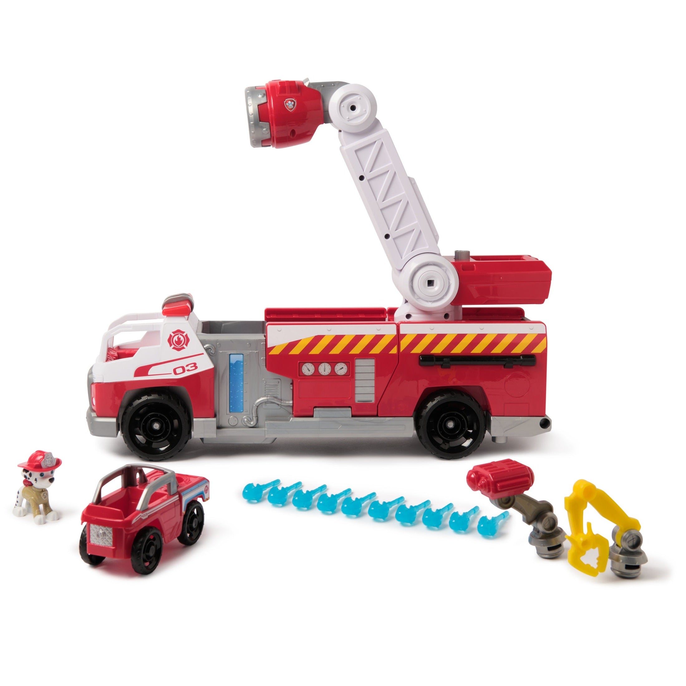 PAW Patrol Fire Rescue Deluxe Rapid Reload Fire Truck with Marshall