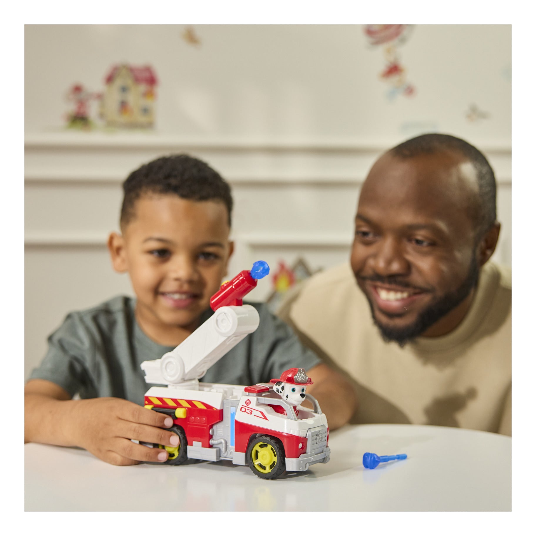 PAW Patrol Fire Rescue Marshall Fire Engine Vehicle with Figure