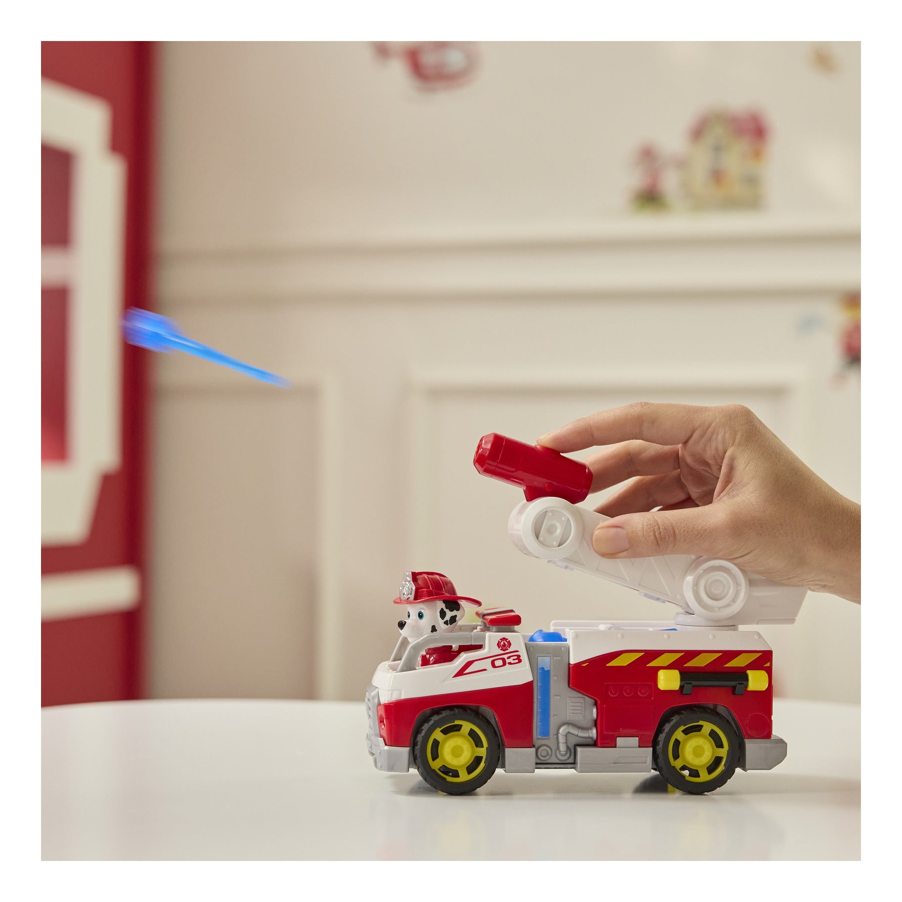 PAW Patrol Fire Rescue Marshall Fire Engine Vehicle with Figure