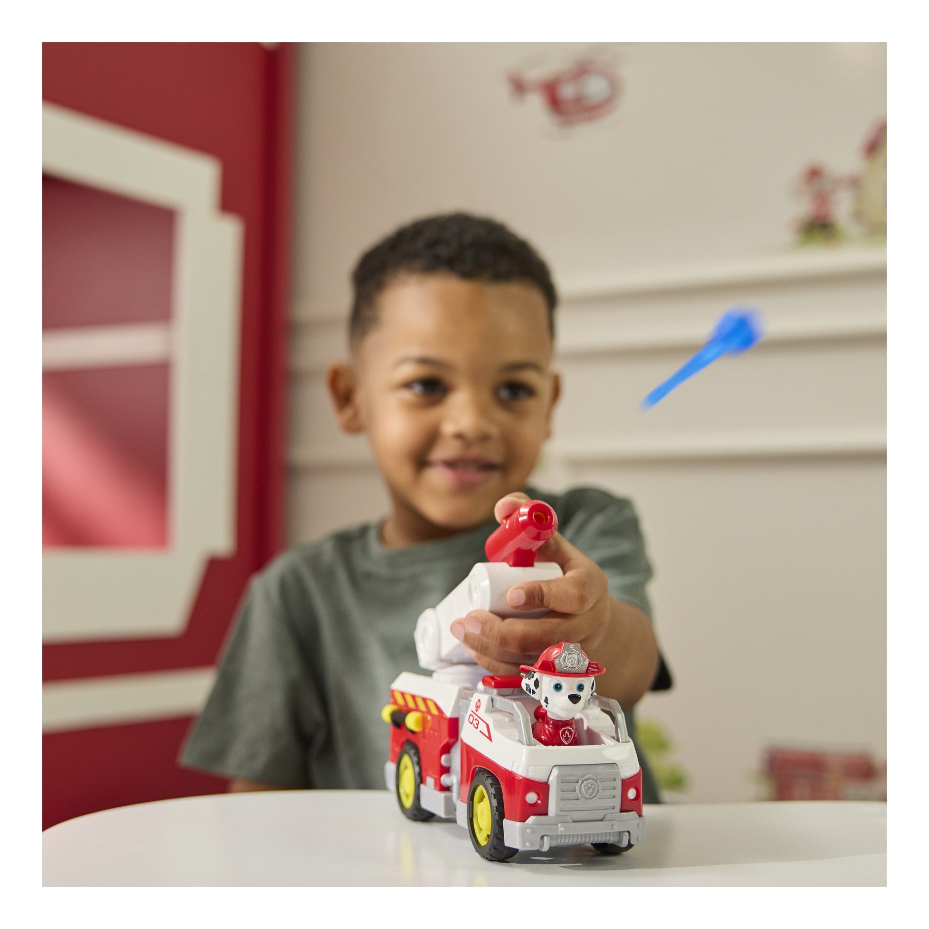 PAW Patrol Fire Rescue Marshall Fire Engine Vehicle with Figure