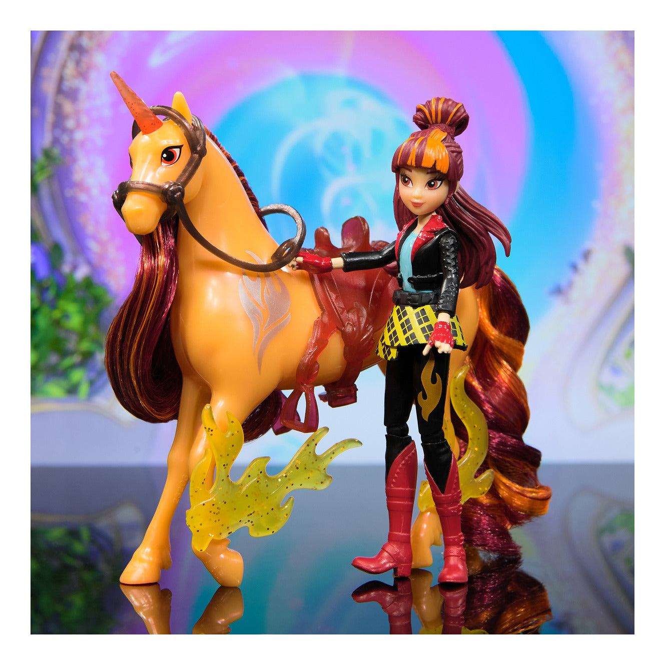 Unicorn Academy Valentina & Cinder Small Doll and Unicorn Set