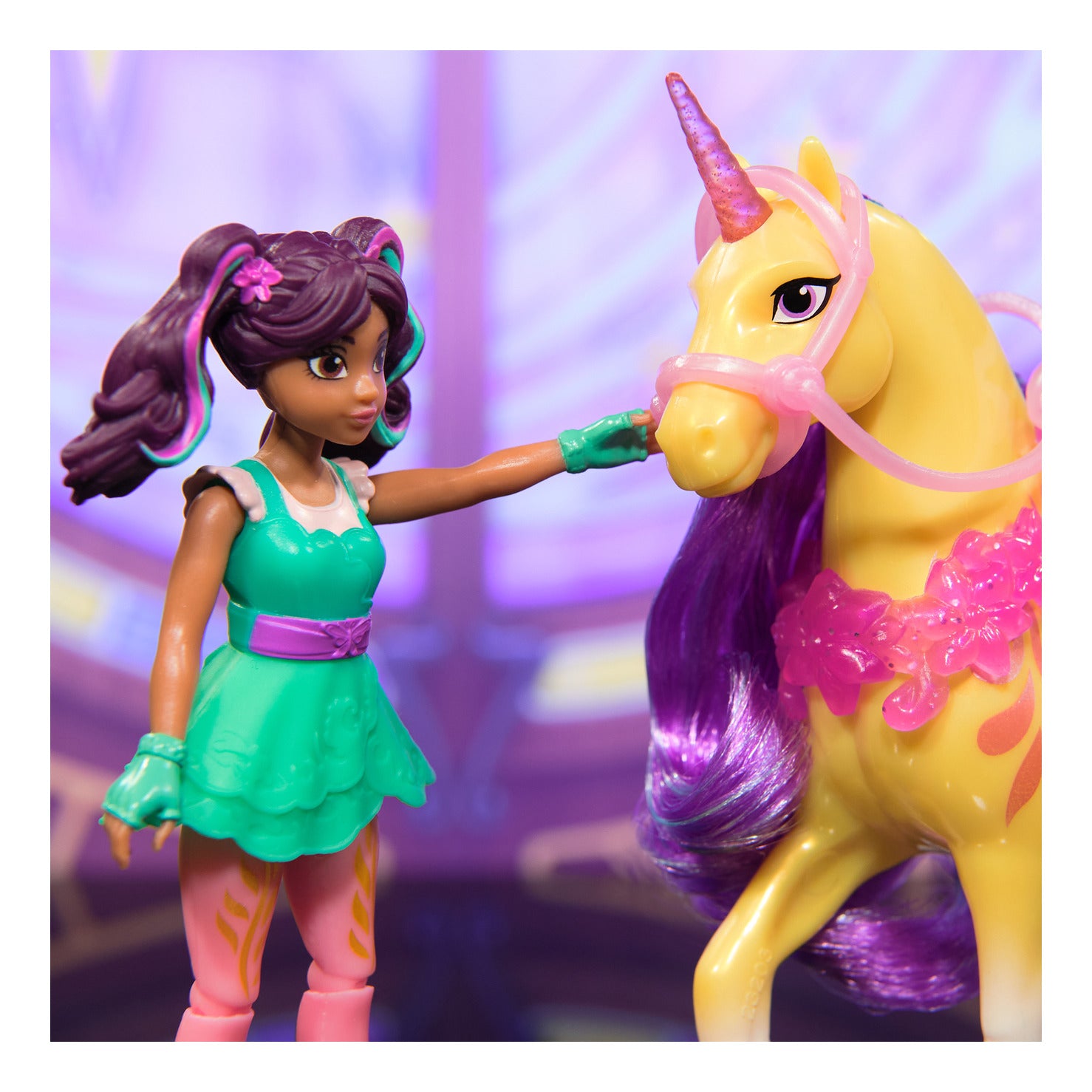 Unicorn Academy Ava & Leaf Small Doll and Unicorn Set