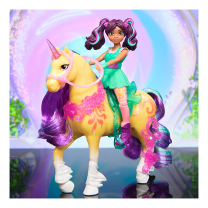 Unicorn Academy Ava & Leaf Small Doll and Unicorn Set