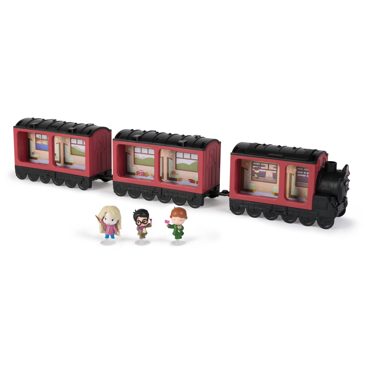 Harry Potter Micro Magical Moments Hogwarts Express Collectables Display Case with 3 Figures