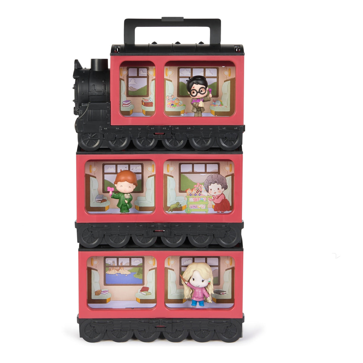 Harry Potter Micro Magical Moments Hogwarts Express Collectables Display Case with 3 Figures