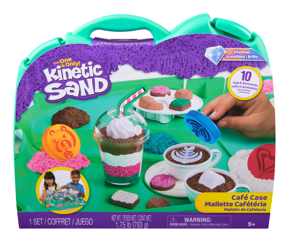 Kinetic Sand Café Case Playset with 793g Sand