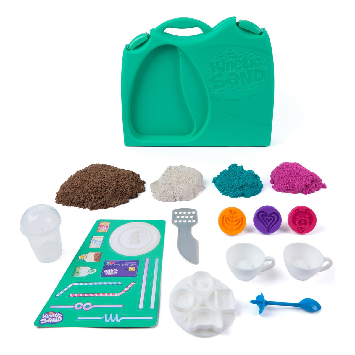Kinetic Sand Café Case Playset with 793g Sand