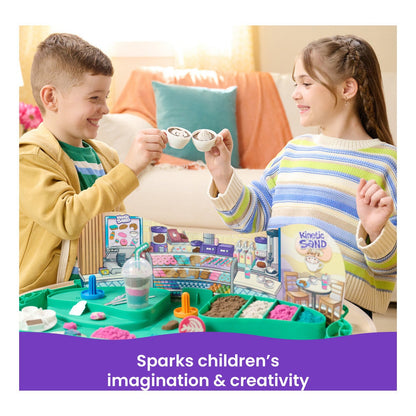 Kinetic Sand Café Case Playset with 793g Sand