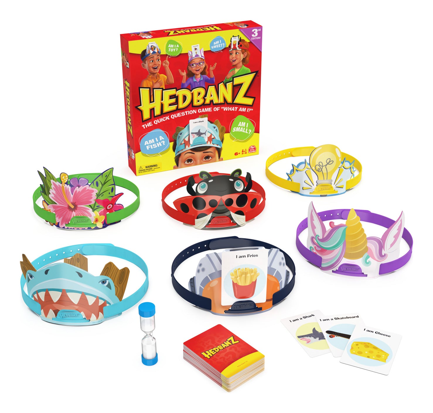 Spin Master Hedbanz 3rd Edition Family Guessing Game