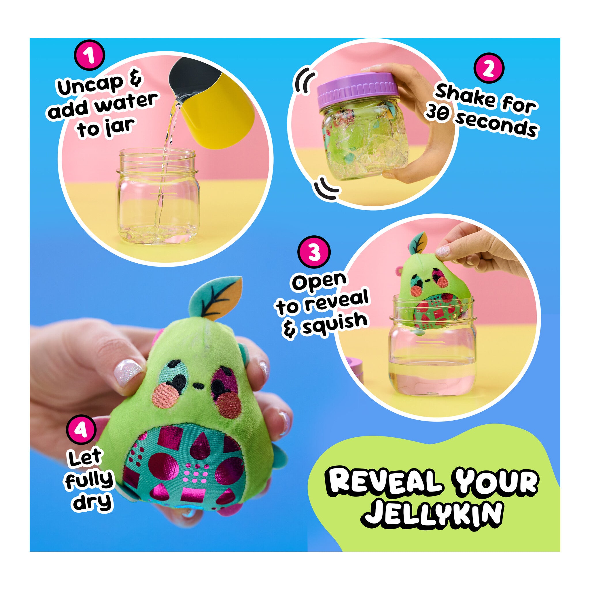 Magic Jellykins Surprise Plush Jar 2-Pack