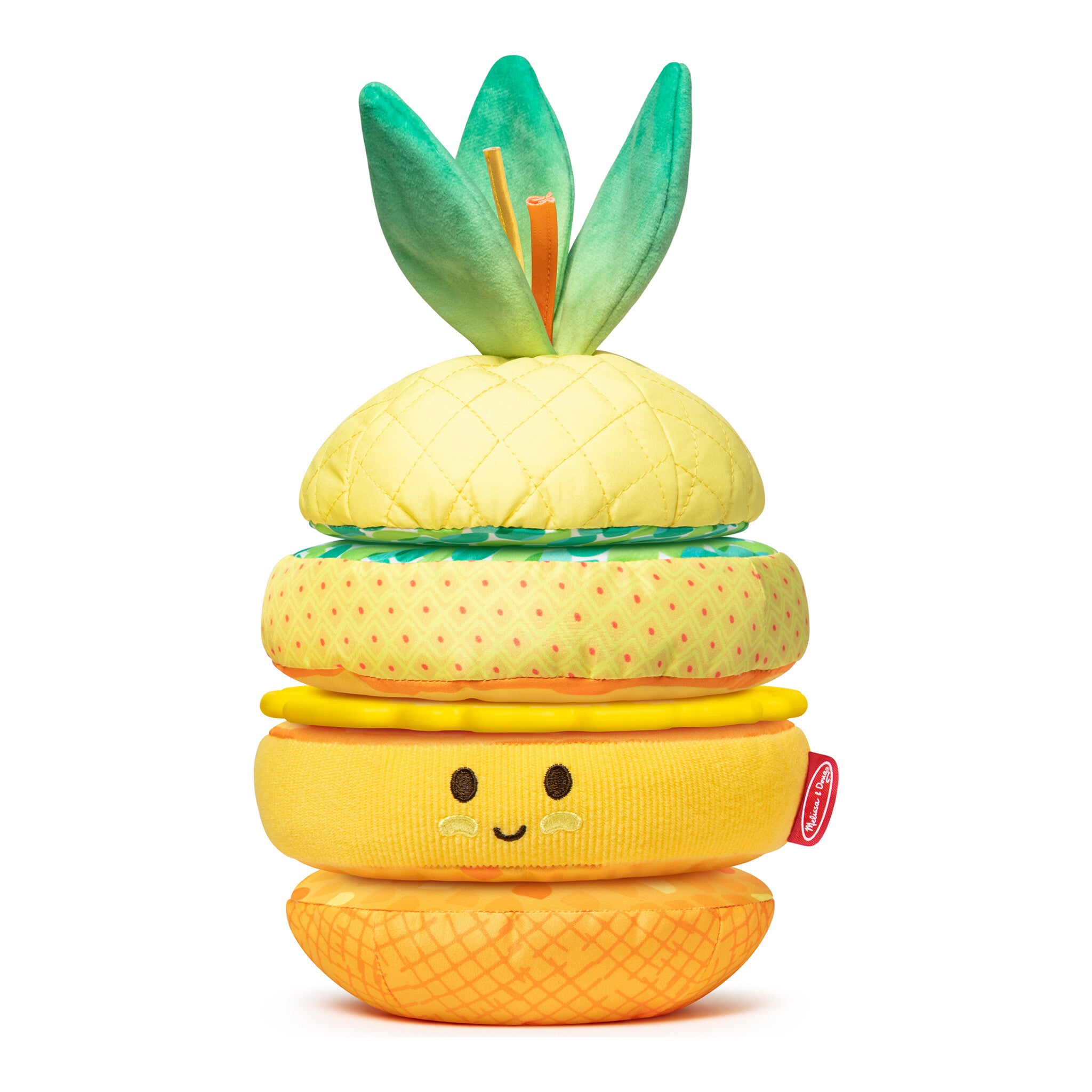 Melissa & Doug Pineapple Soft Stacker Sensory Baby Toy
