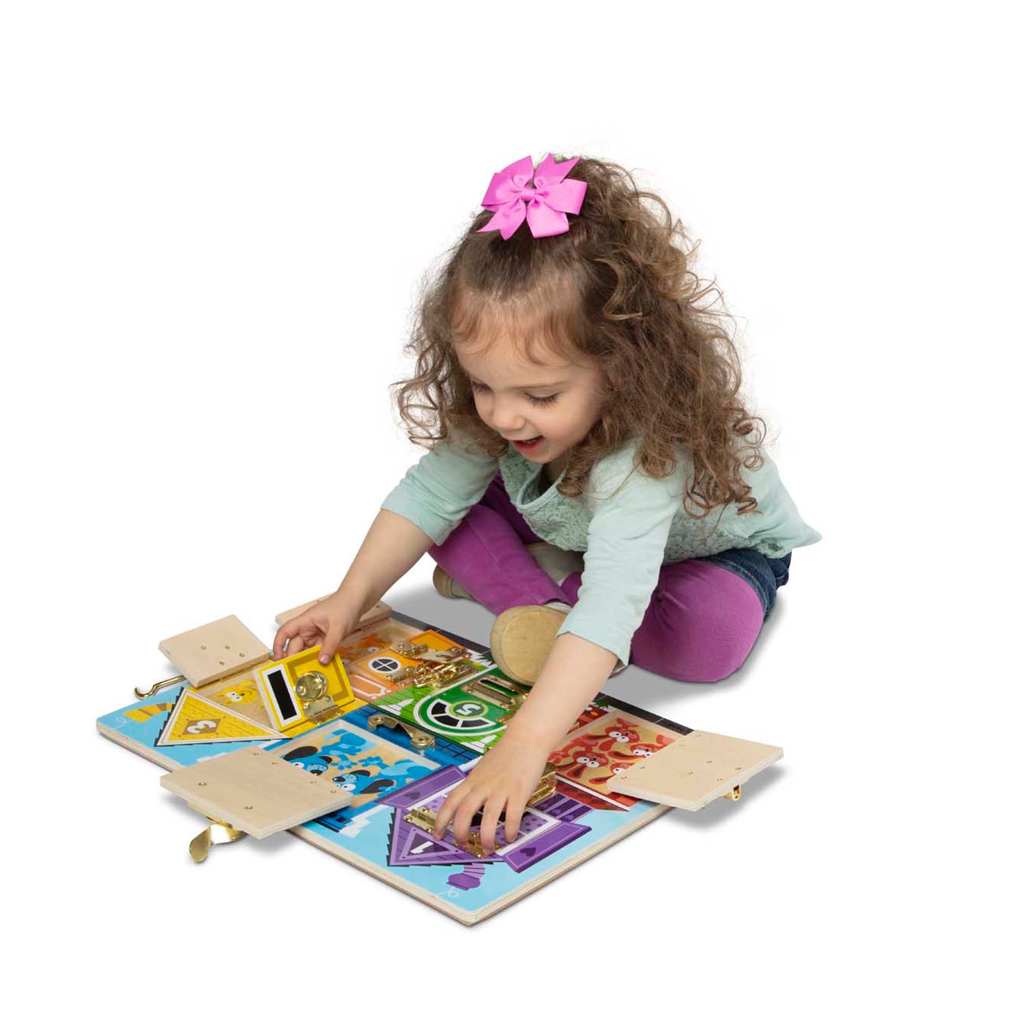 Melissa & Doug Wooden Latches Board Activity Toy